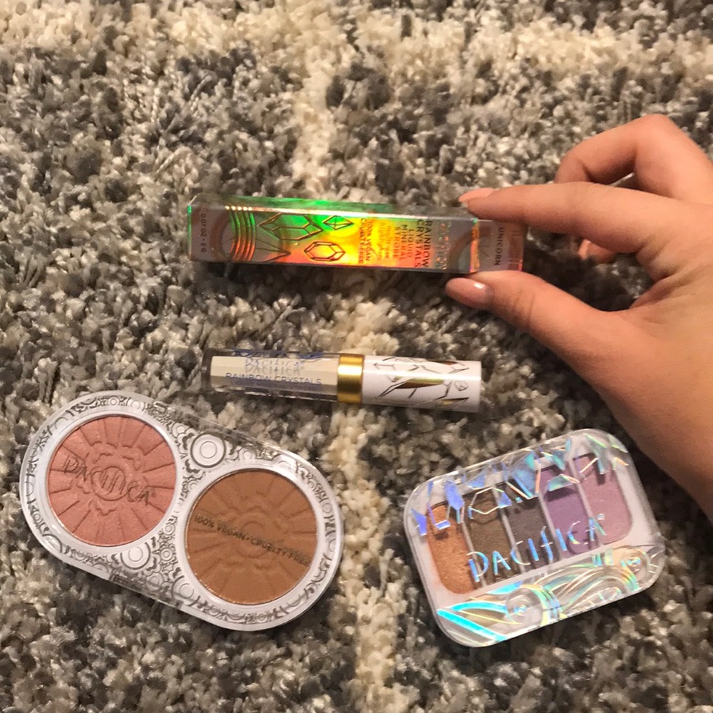 Trio of Pacifica beauty products
